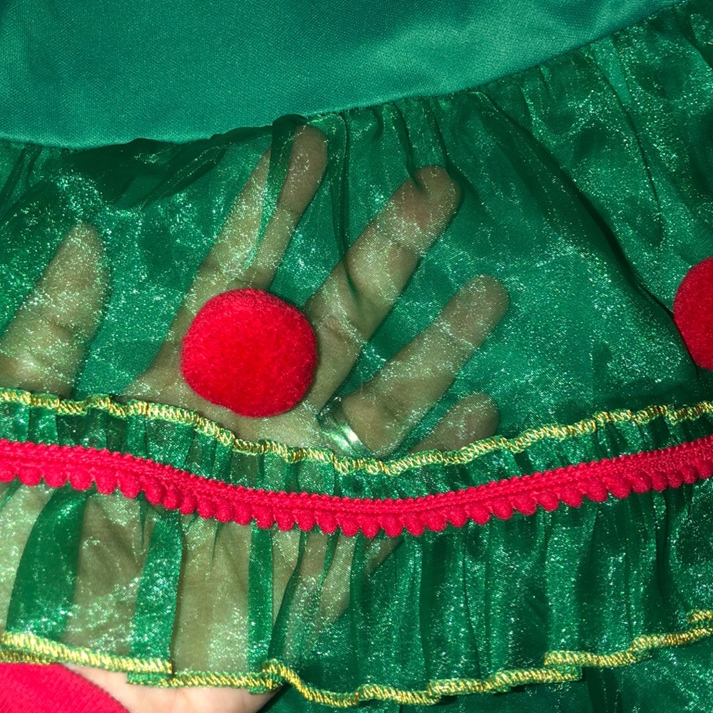 Lightning Bug 2pc Christmas . Dress & Leggings set - Picture 7 of 7